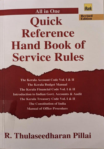 ALL IN ONE QUICK REFERENCE HAND BOOK OF SERVICE RULES